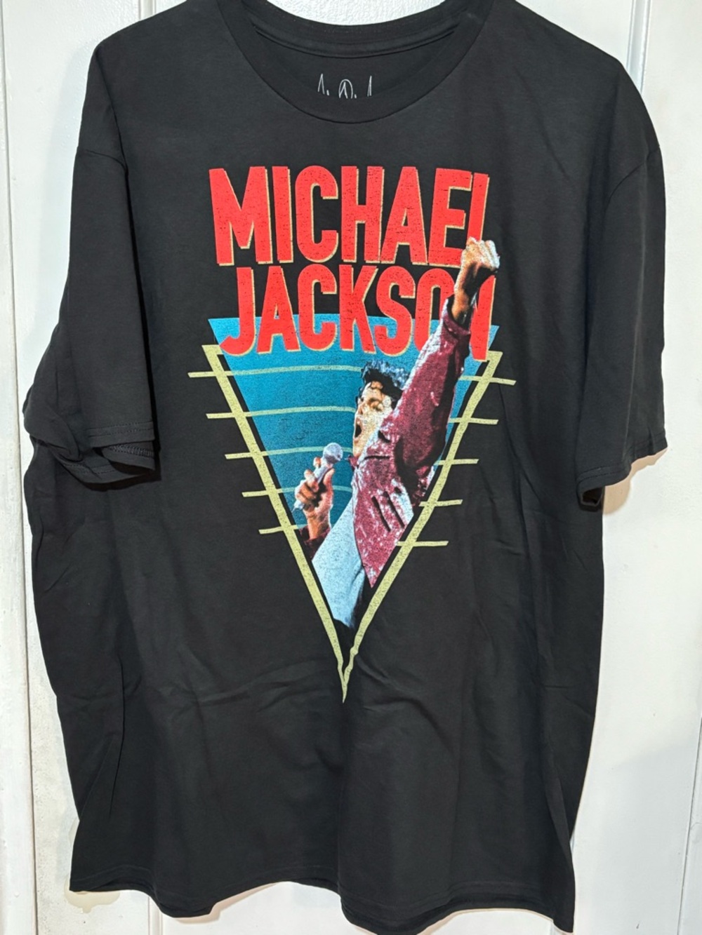 Michael Jackson Short Sleeve Graphic Tee - Black